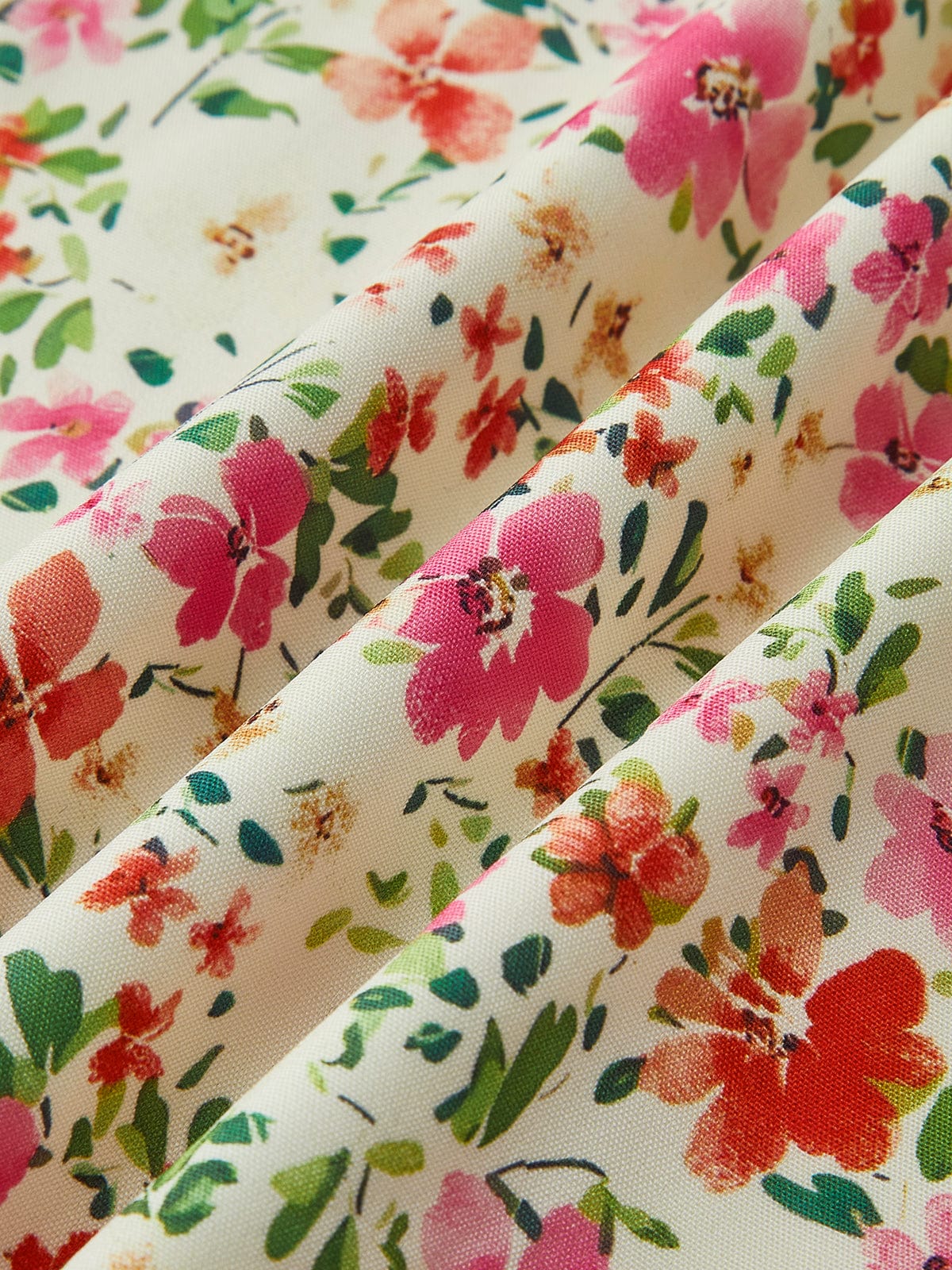 Robe femme cintrée florale tissu respirant décolleté lacets – Image 8