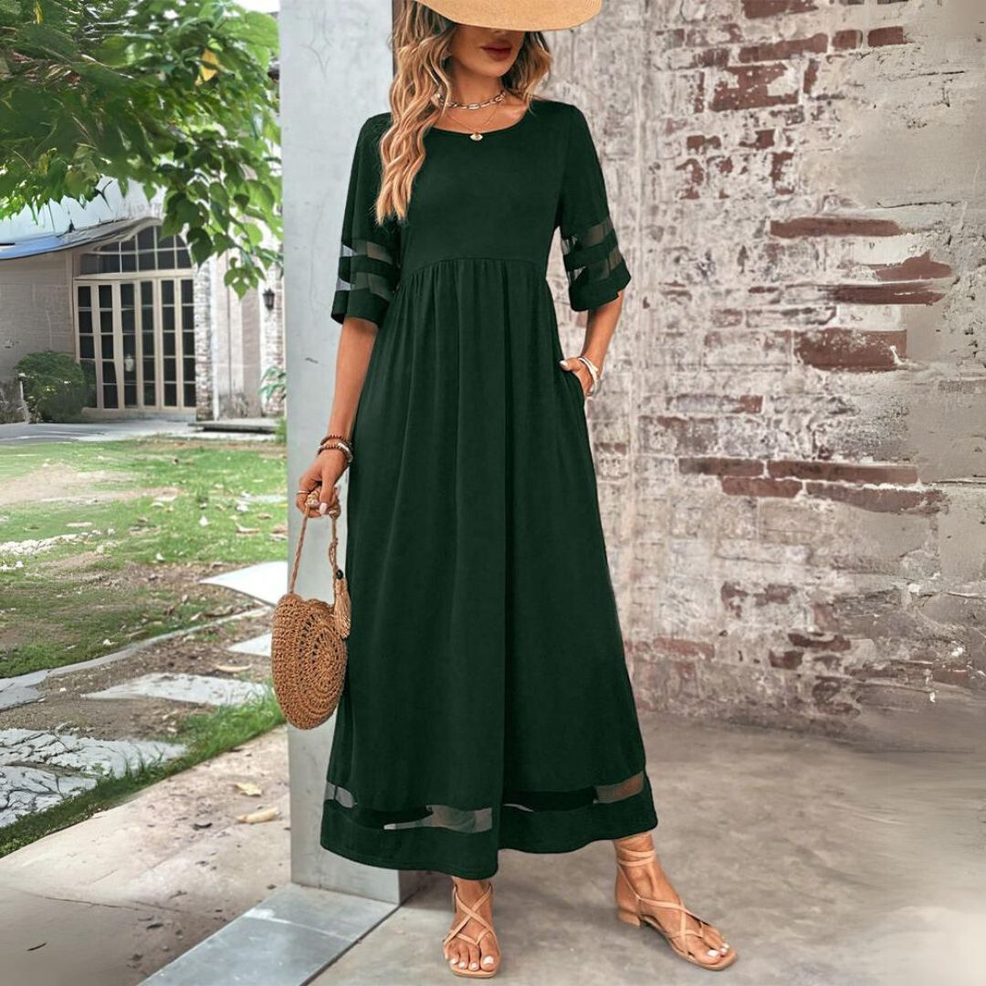 Robe longue femme fluide coupe flatteuse – Image 6