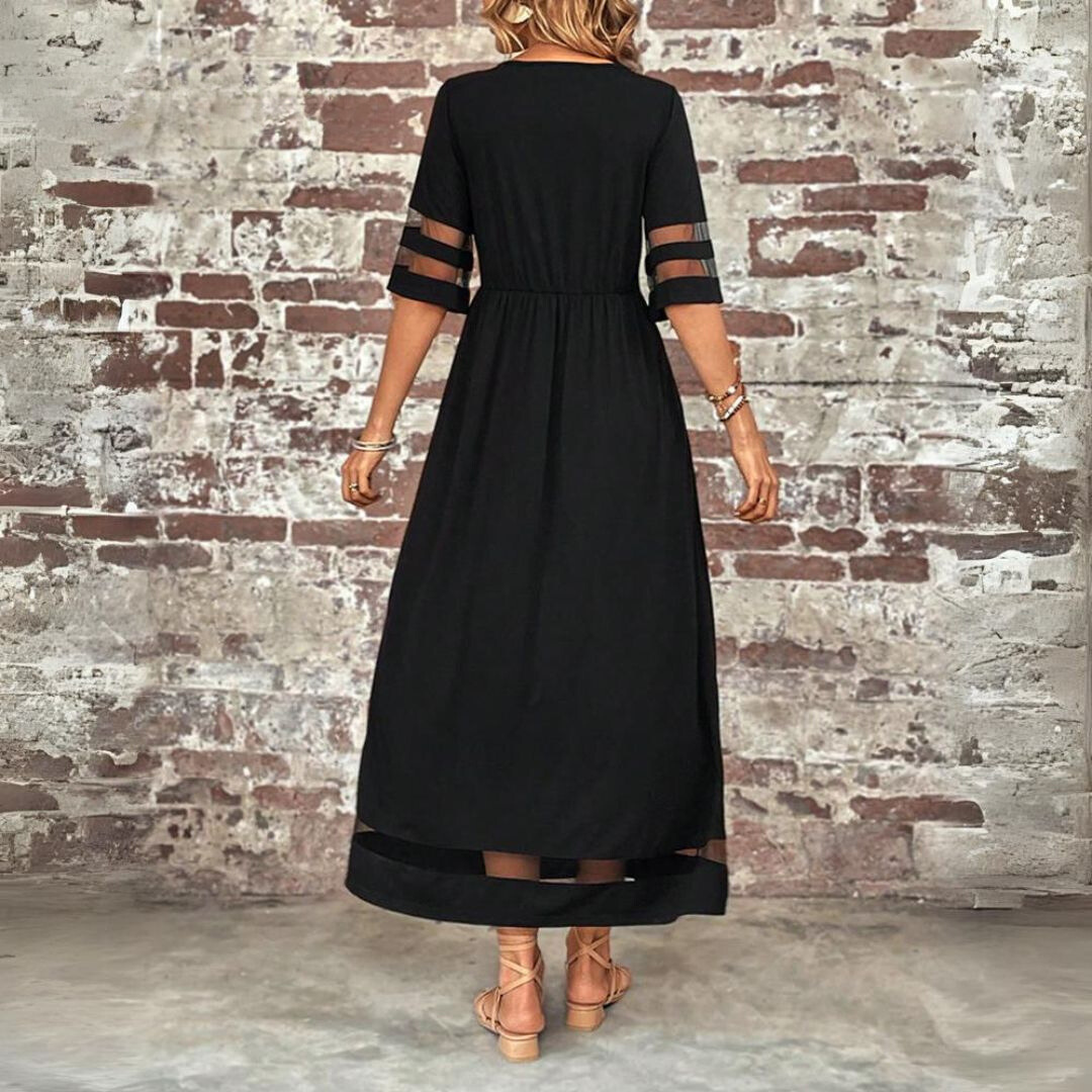 Robe longue femme fluide coupe flatteuse – Image 10