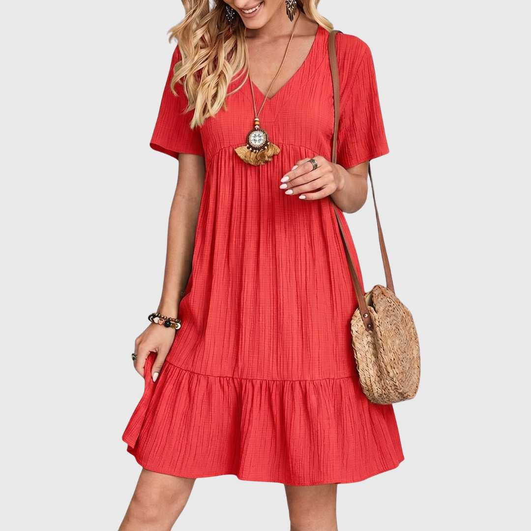 Robe femme coupe ample légère silhouette flatteuse – Image 2