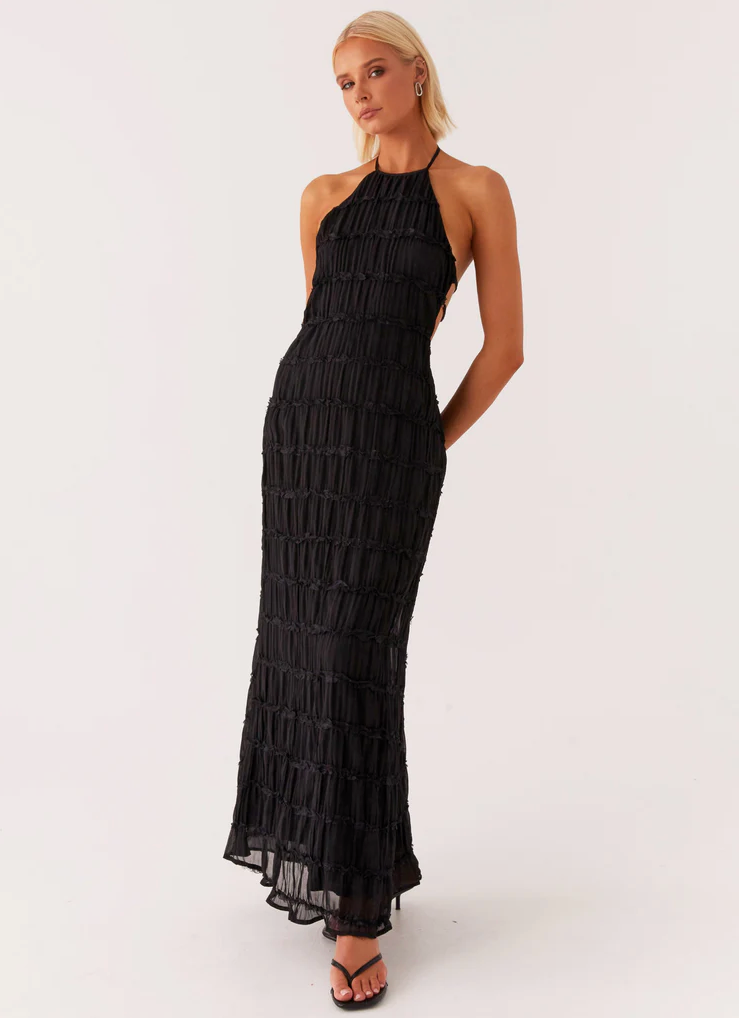 Robe femme fluide halter ajustable doublée mariage – Image 5