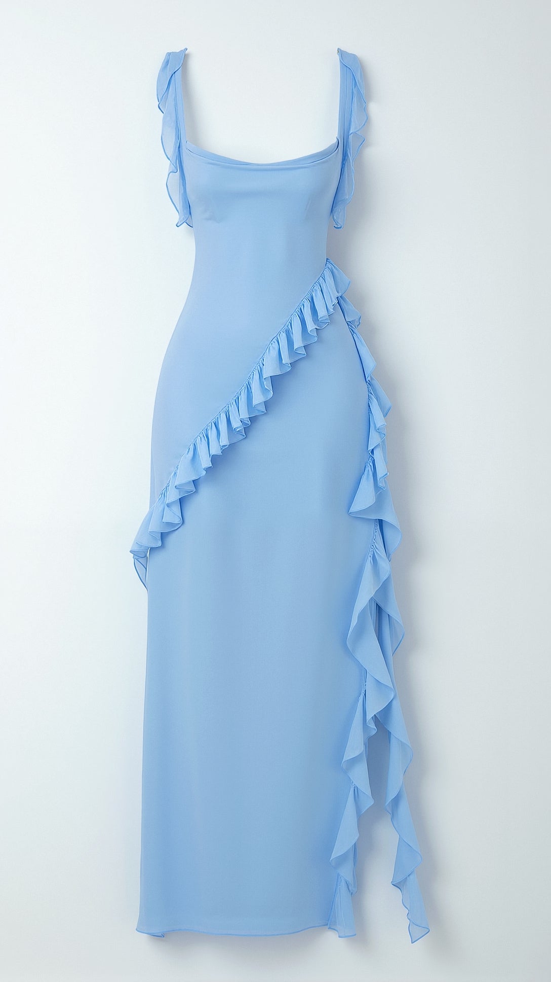 Robe femme longue à fente avant et haut ajusté – Image 11