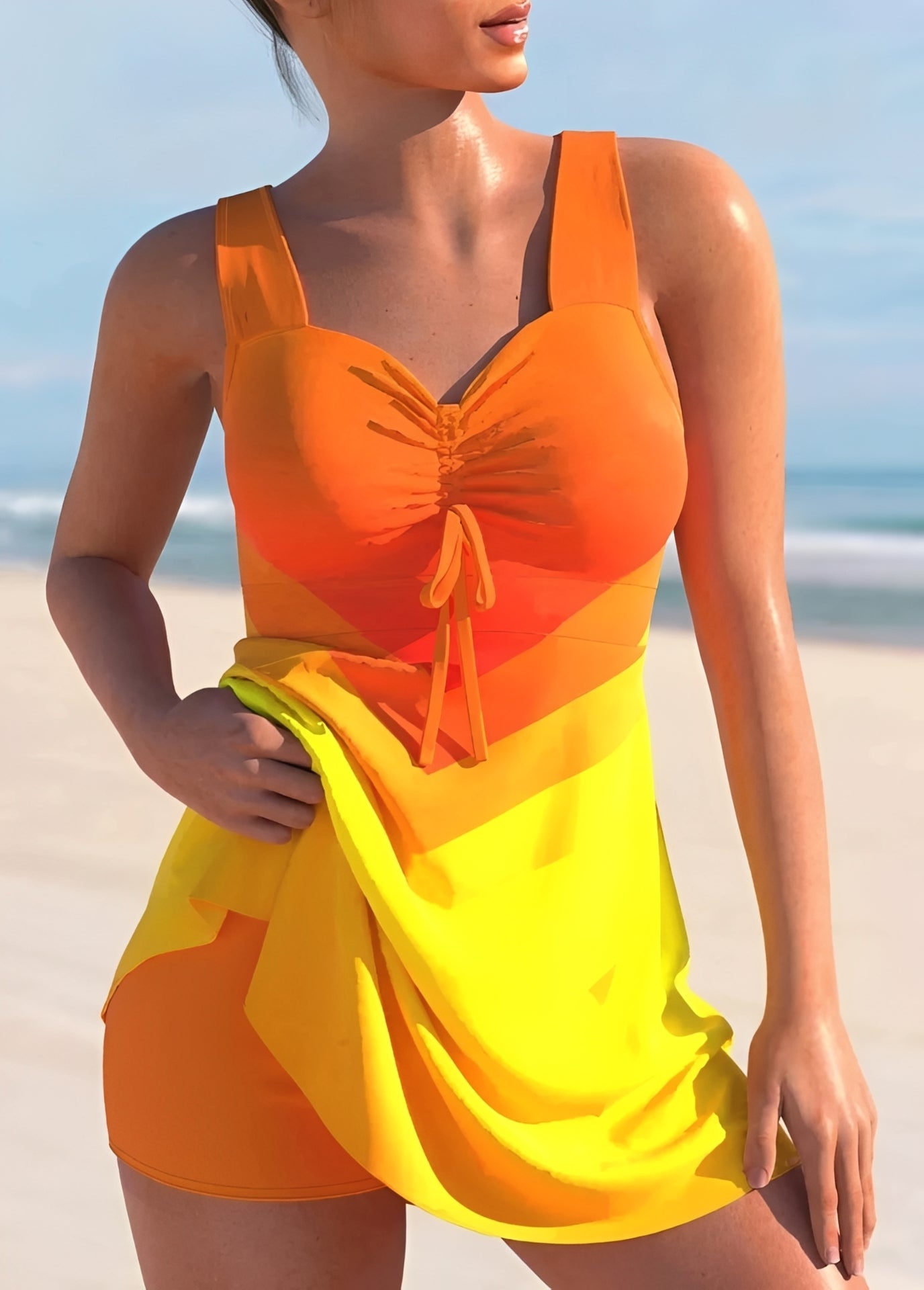 Maillot de bain femme coupe flatteuse confort optimal – Image 2