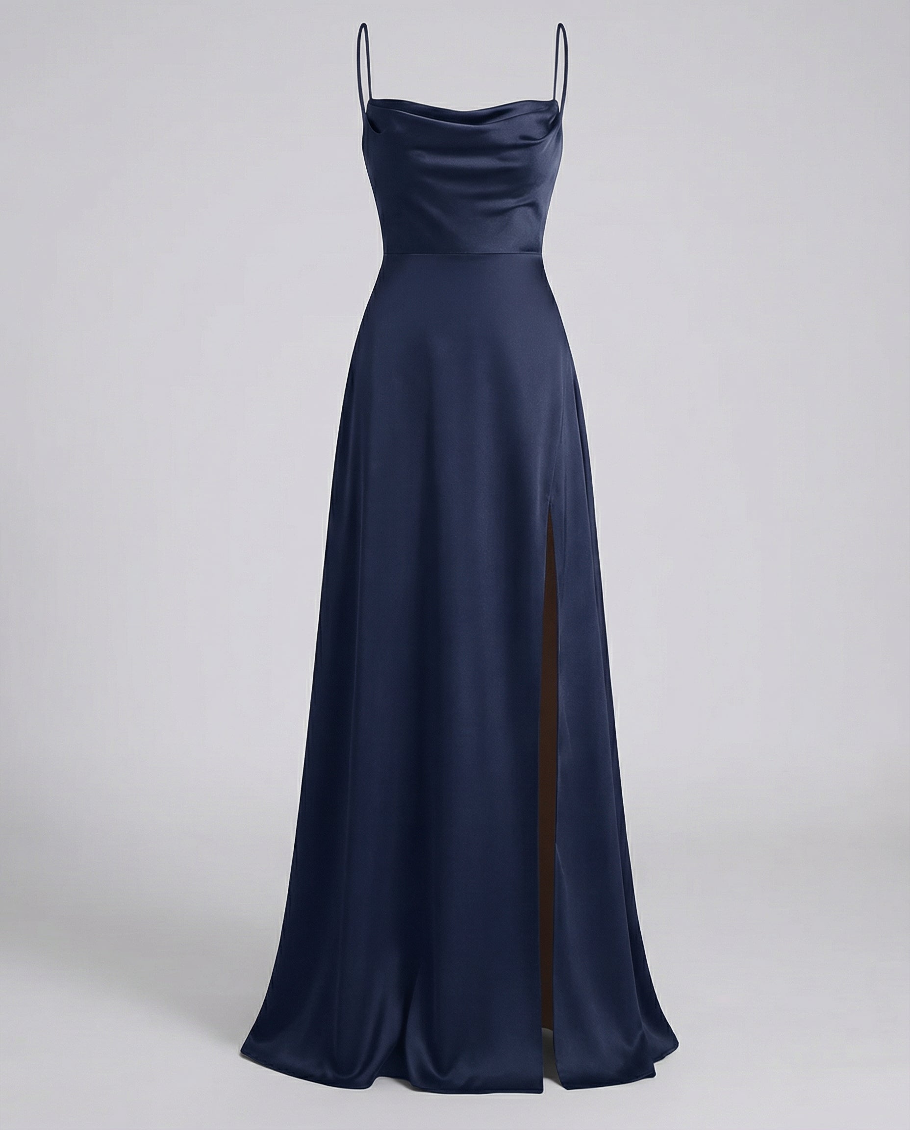 Robe femme silhouette flatteuse bretelles fines fluide – Image 3