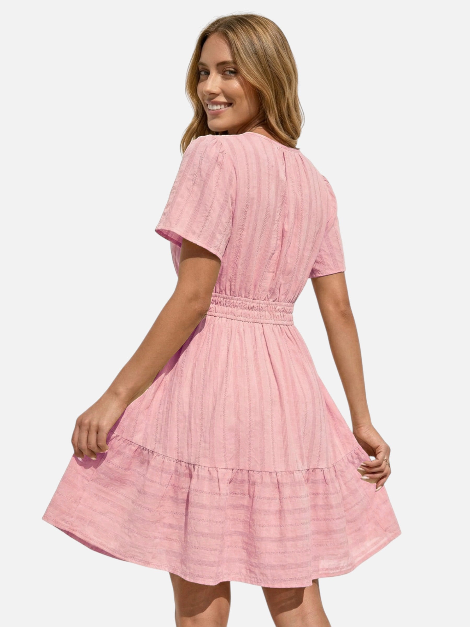 Robe femme respirante taille élastique poches – Image 11