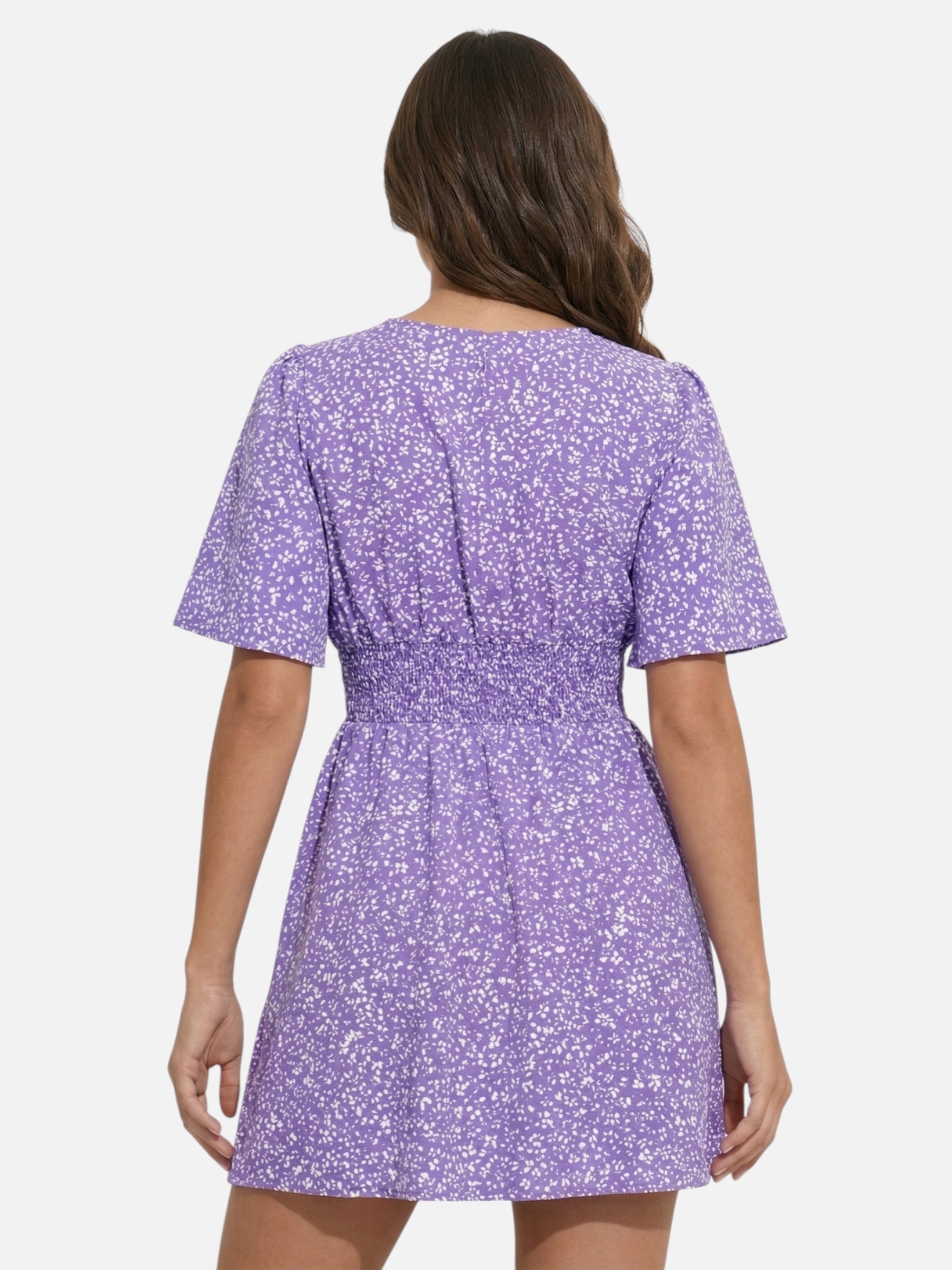 Robe femme légère respirante taille froncée été – Image 8
