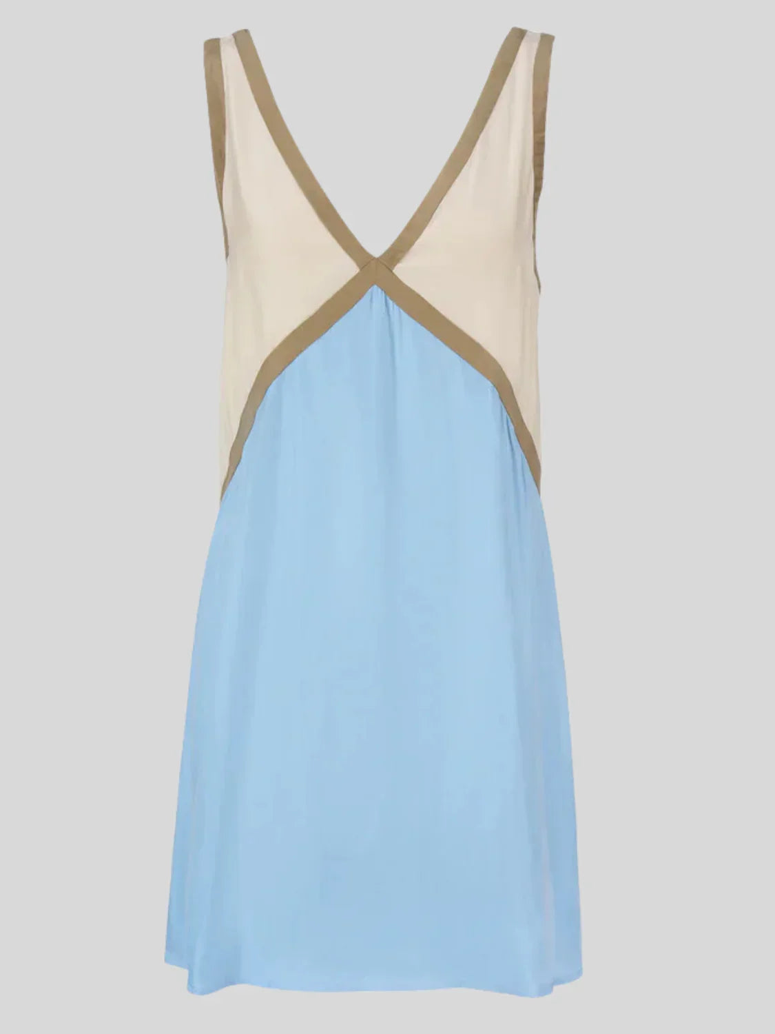 Robe femme courte dos plongeant coupe fluide estivale – Image 7
