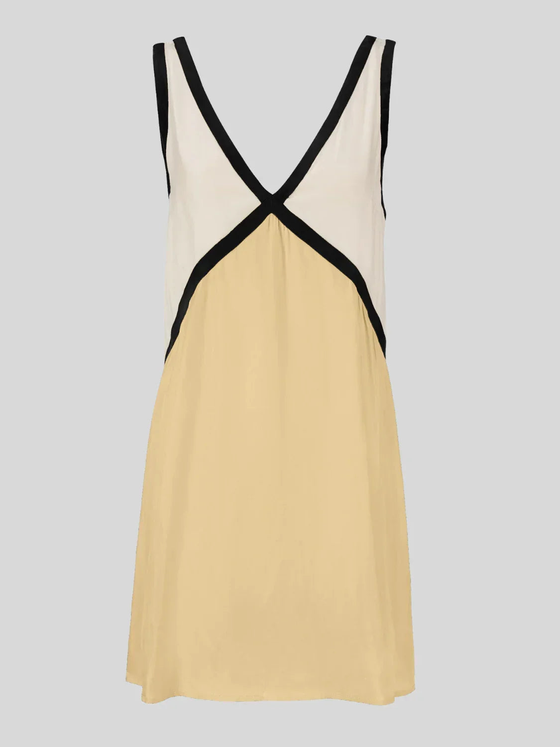 Robe femme courte dos plongeant coupe fluide estivale – Image 6