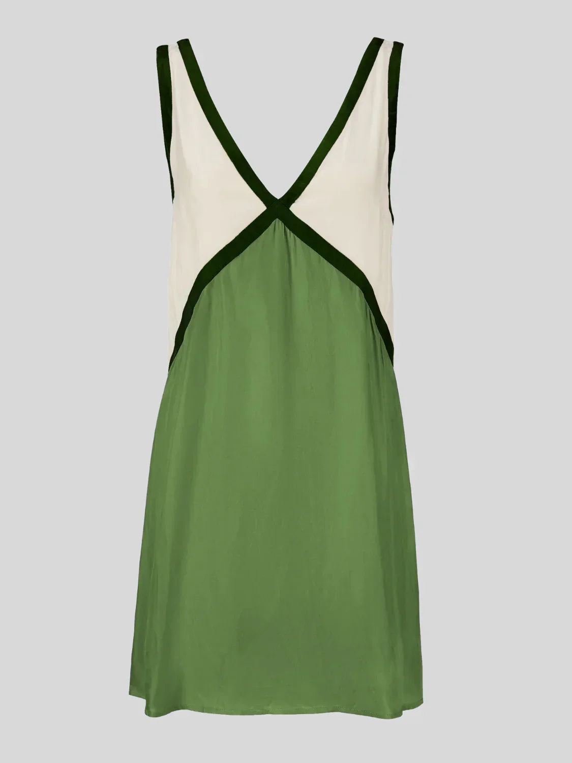 Robe femme courte dos plongeant coupe fluide estivale – Image 3