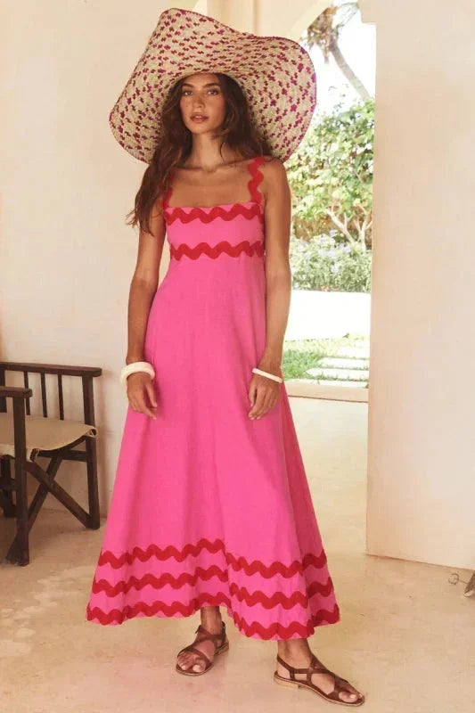 Robe femme estivale chic imprimé vibrant – Image 19