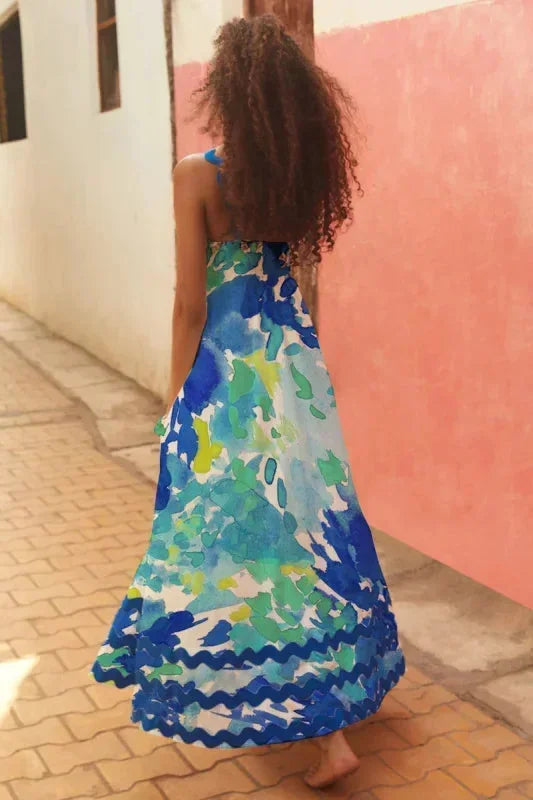 Robe femme estivale chic imprimé vibrant – Image 20