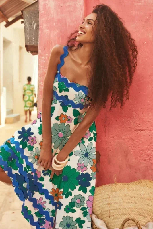 Robe femme estivale chic imprimé vibrant – Image 24