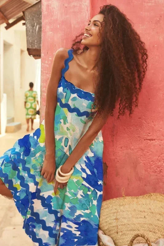 Robe femme estivale chic imprimé vibrant – Image 21