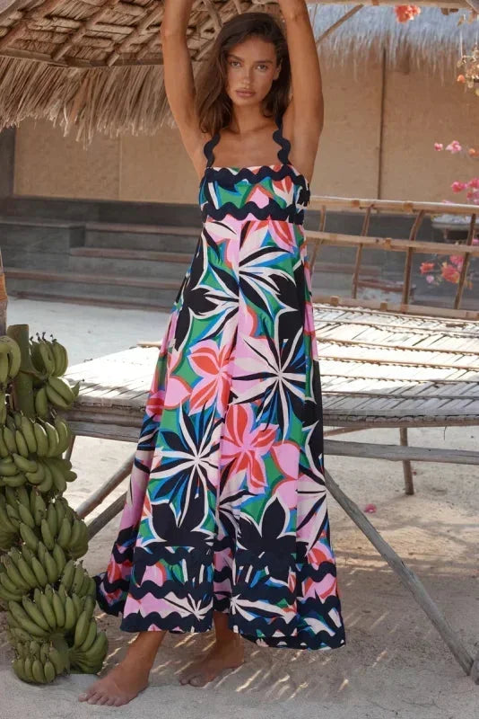 Robe femme estivale chic imprimé vibrant – Image 28