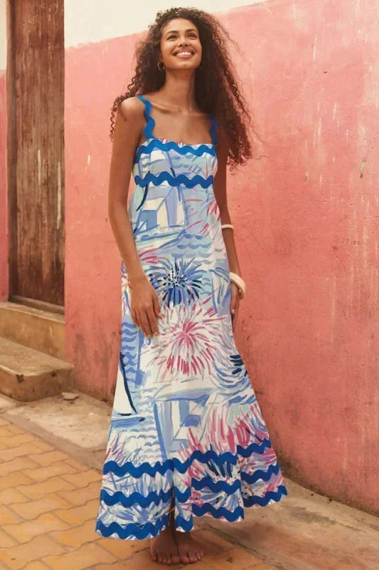 Robe femme estivale chic imprimé vibrant – Image 7