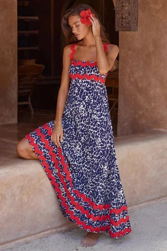 Robe femme estivale chic imprimé vibrant – Image 5