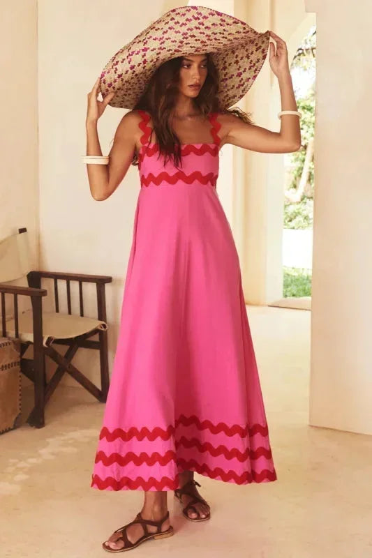 Robe femme estivale chic imprimé vibrant – Image 6