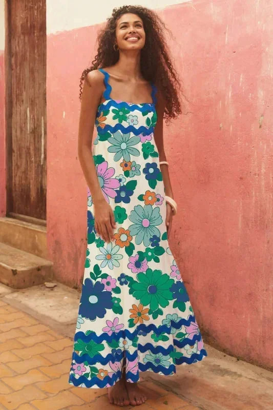 Robe femme estivale chic imprimé vibrant – Image 10