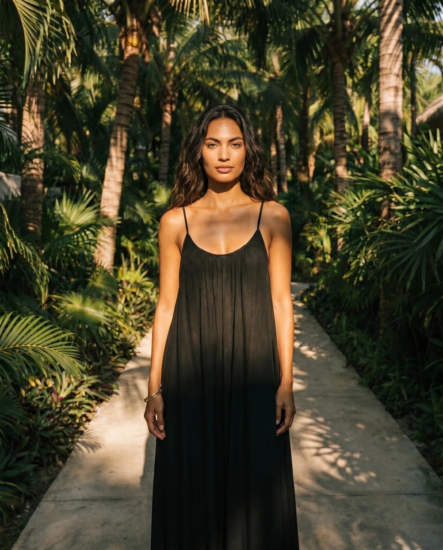 Robe femme dos nu lien à nouer doublée été – Image 5