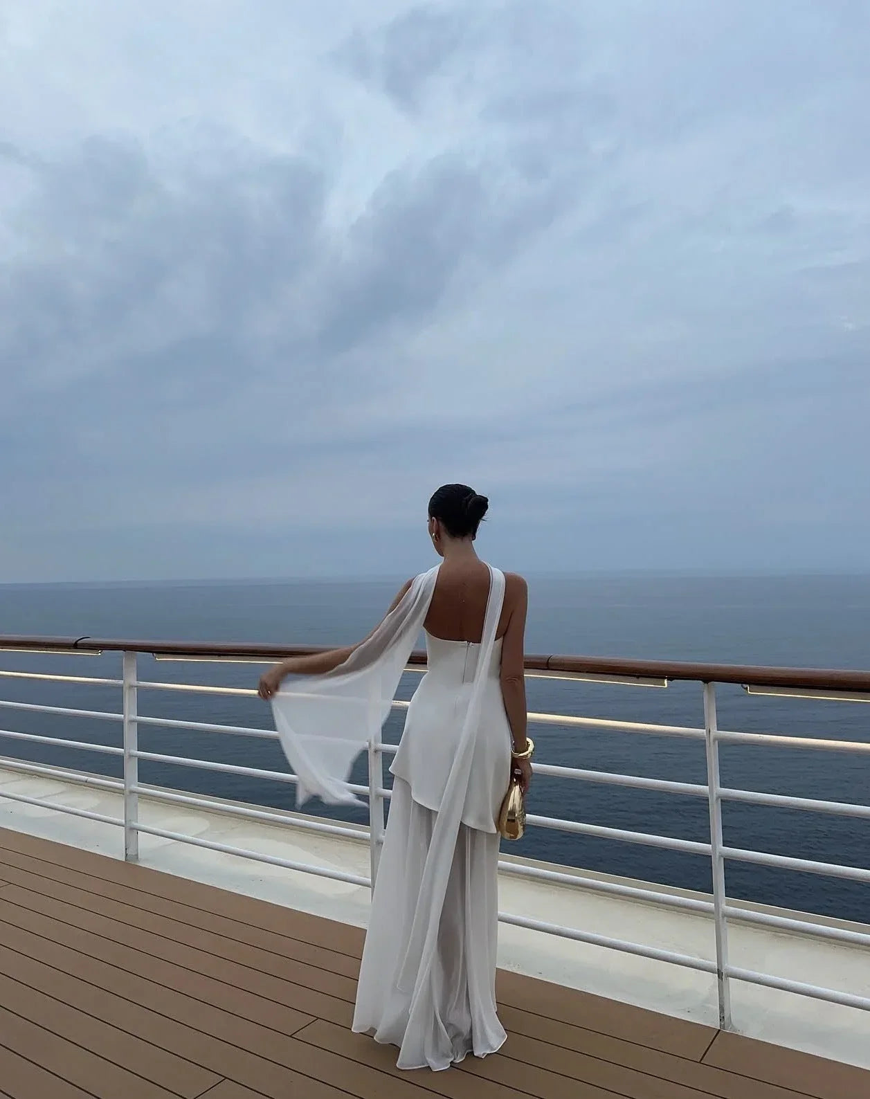 Robe femme soirée asymétrique élégante – Image 6