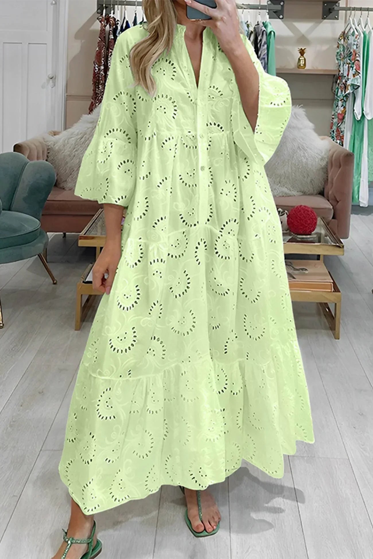 Robe femme légère respirante élégante été – Image 5