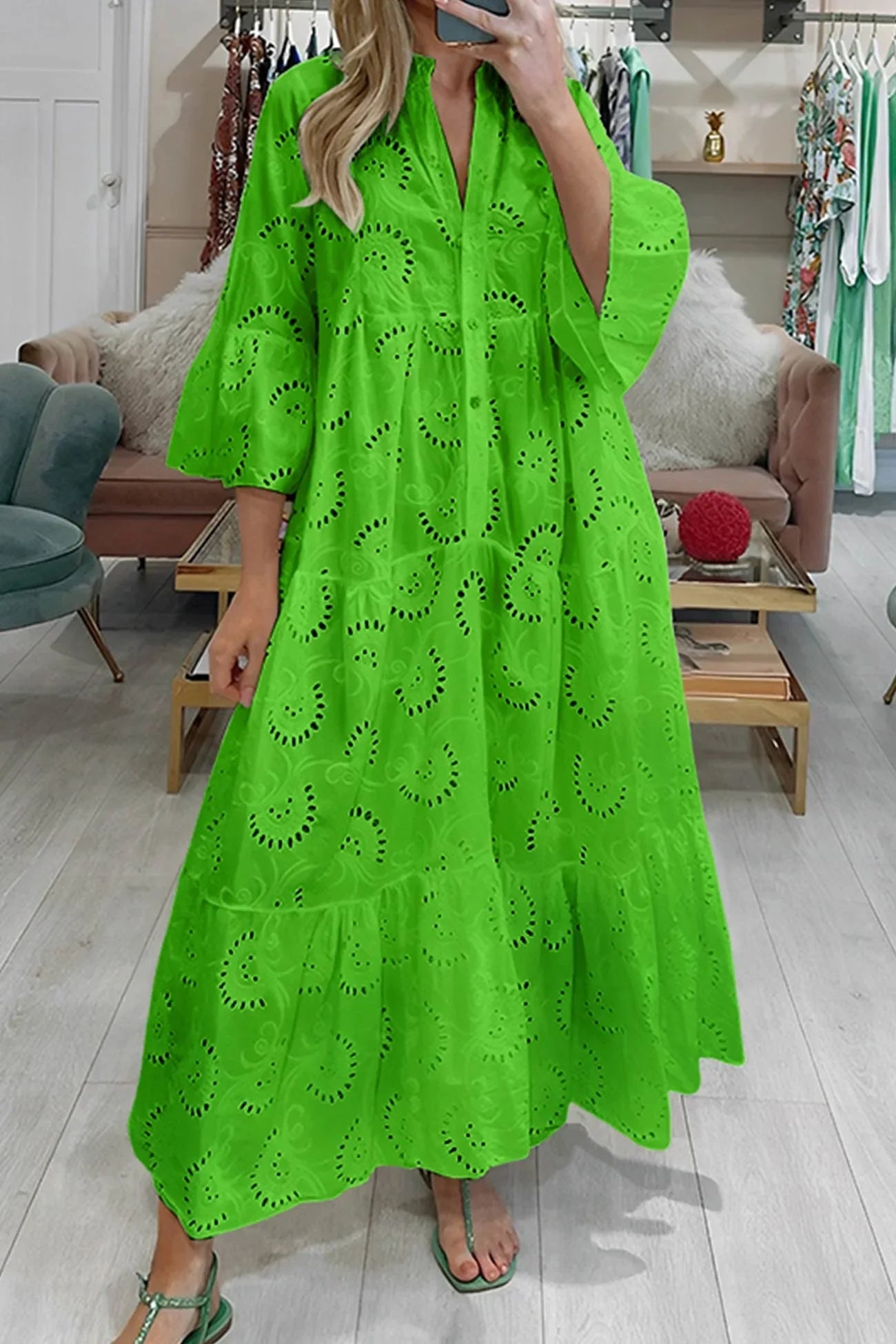 Robe femme légère respirante élégante été – Image 7