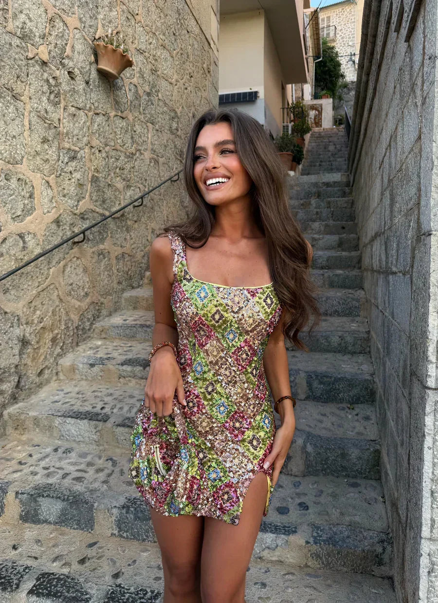 Robe femme soirée estivale coupe ajustée