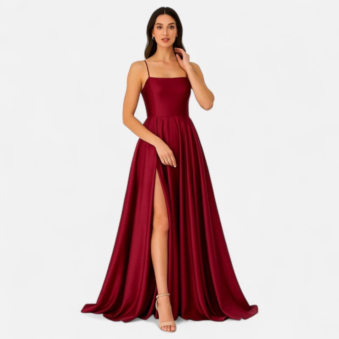Robe femme longue fluide pour cérémonie printemps été – Image 6